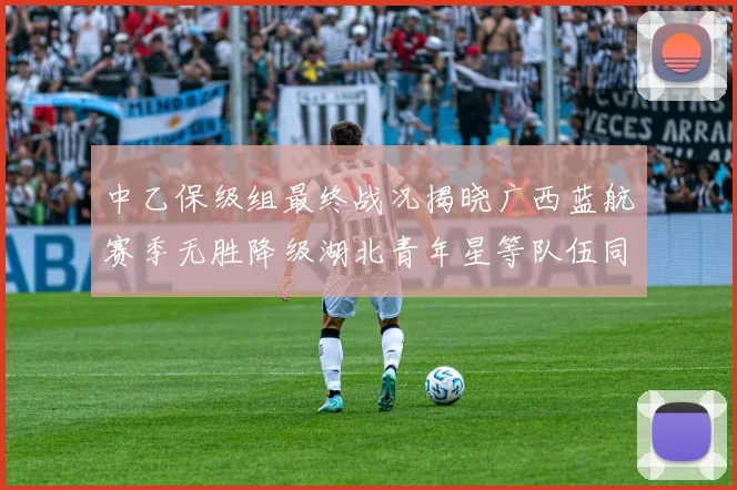 中乙保级组最终战况揭晓广西蓝航赛季无胜降级湖北青年星等队伍同遭降级